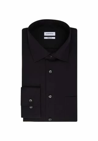 Neu 😍 Seidensticker Business Hemd Regular Schwarz 🎉 – Bild 5