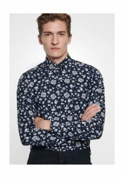 Billig ???? Seidensticker Business Hemd Shaped Dunkelblau ????