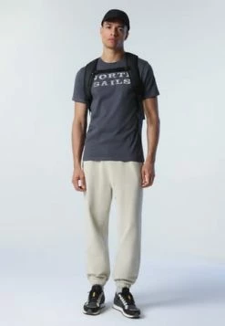 Coupon ???? NORTH SAILS® T-Shirt T-shirt With Lettering Asphalt ???? -NIKE store unnamed file 92